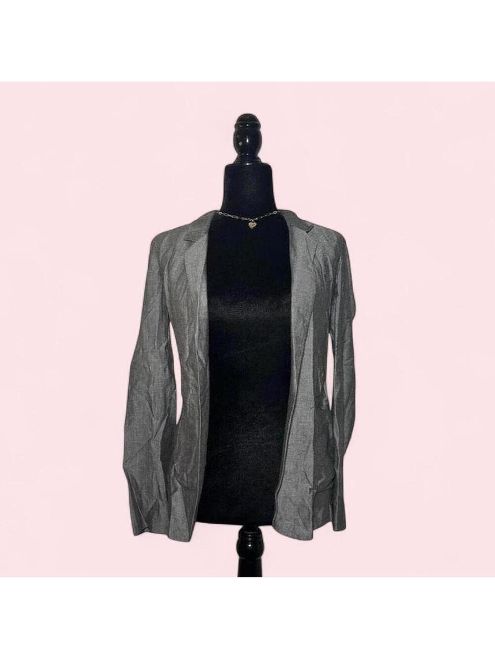 Aritzia Talula Gray Blazer Minimalist Office Chic Size 00
